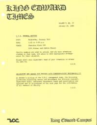 King Edward Times Volume 5, Number 37, January 25, 1980