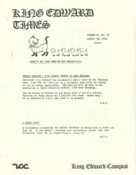 King Edward Times Volume 6, Number 10, June 13, 1980