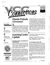 Connections Volume 1, Number 13, April 6, 1995