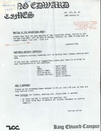 King Edward Times Volume 14, Number 40, January 21, 1988