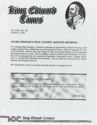 King Edward Times Volume 23, Number 123, October 11, 1990