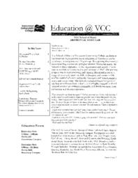 Education@VCC Volume 2, Issue 2, November 2007