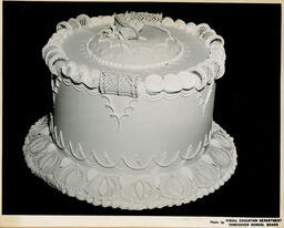 Decorated cake, ca. 1951