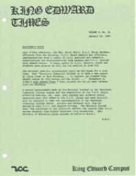 King Edward Times Volume 5, Number 36, January 18, 1980