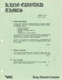 King Edward Times Volume 5, Number 8, May 25, 1979