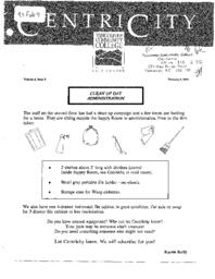 CentriCity Volume 4, Issue 3, February 9, 1993