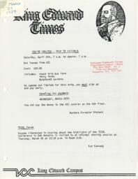 King Edward Times Volume 18, Number 49, March 22, 1989
