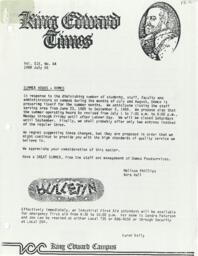 King Edward Times Volume 19, Number 64, July 6, 1989