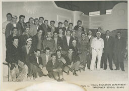Plastering class photo, ca. 1956