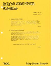 King Edward Times Volume 5, Number 35, December 8, 1978