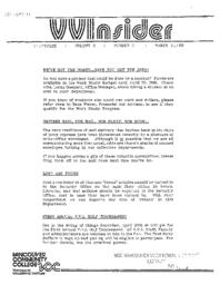 VVInsider Volume 6, Number 3, March 11, 1988