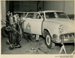 Door alignment, ca. 1959