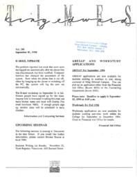 King Edward Times Volume 291, September 1, 1994