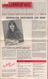 AlumNews Volume 3 Number 1 February 1989