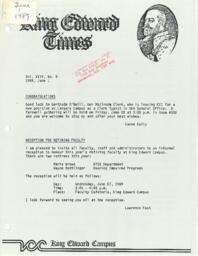 King Edward Times Volume 19, Number 59, June 1, 1989