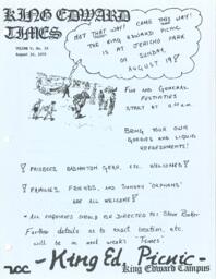 King Edward Times Volume 5, Number 19, August 0, 1979
