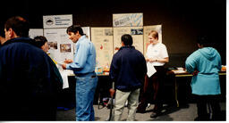 People at Go Green Displays