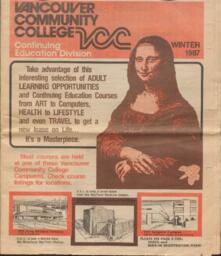 1987 Winter VCC Continuing Education Calendar