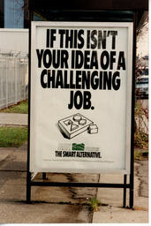 Bus shelter ad