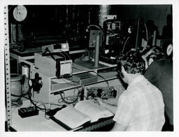 Student at circuit board