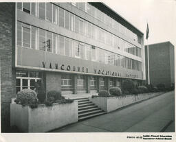Pender Entrace of Vancouver Vocational Institute, ca. 1969