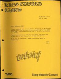 King Edward Times Volume 8, Number 11, June 10, 1982