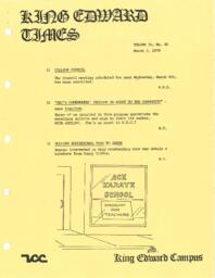 King Edward Times Volume 4, Number 46, March 3, 1978
