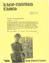 King Edward Times Volume 7, Number 33, November 26, 1981