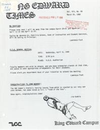 King Edward Times Volume 14, Number 49, March 24, 1988