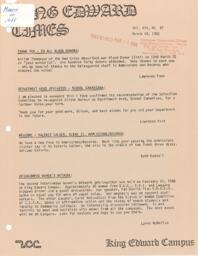 King Edward Times Volume 14, Number 47, March 10, 1988