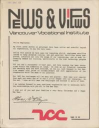 News & Views: Vancouver Vocational Institute, December 23, 1982