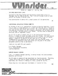 VVInsider Volume 3, Number 25, July 8, 1985