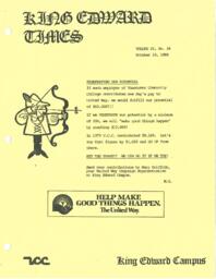 King Edward Times Volume 6, Number 26, October 10, 1980