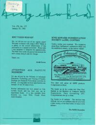 King Edward Times Volume 176, Number 177, January 9, 1992