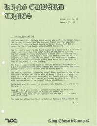 King Edward Times Volume 8, Number 29, January 27, 1983