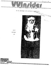 VVInsider Volume 3, Number 17, May 10, 1985