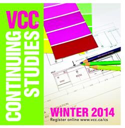 2014 Winter VCC Continuing Studies Calendar