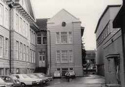Court between the four permanent buildings