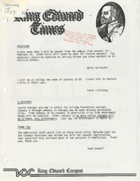 King Edward Times Volume 18, Number 39, January 12, 1989