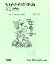 King Edward Times Volume 6, Number 46, March 13, 1981