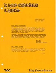 King Edward Times, Volume 9, Number 23, September 29, 1983