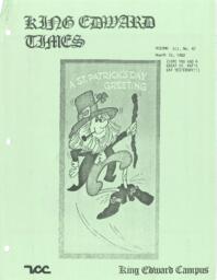 King Edward Times Volume 7, Number 47, March 18, 1982