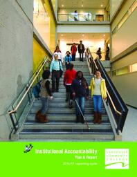 VCC Institutional Accountability Plan & Report 2016/17 Reporting Cycle