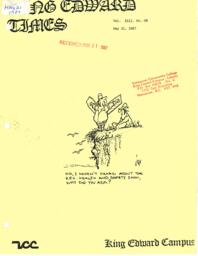 King Edward Times Volume 13, Number 08, May 21, 1987