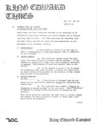 King Edward Times Volume 2, Number 40, June 11, 1976