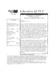 Education@VCC Volume 2, Issue 5, May 2008