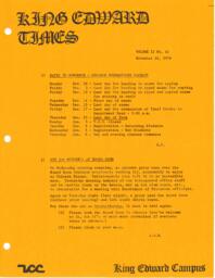 King Edward Times Volume 2, Number 64, November 26, 1976