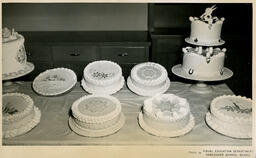 Display of cakes
