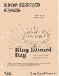 King Edward Times Volume 5, Number 38, February 8, 1980
