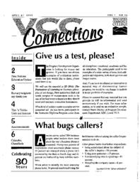 Connections Volume 1, Number 16, April 27, 1995